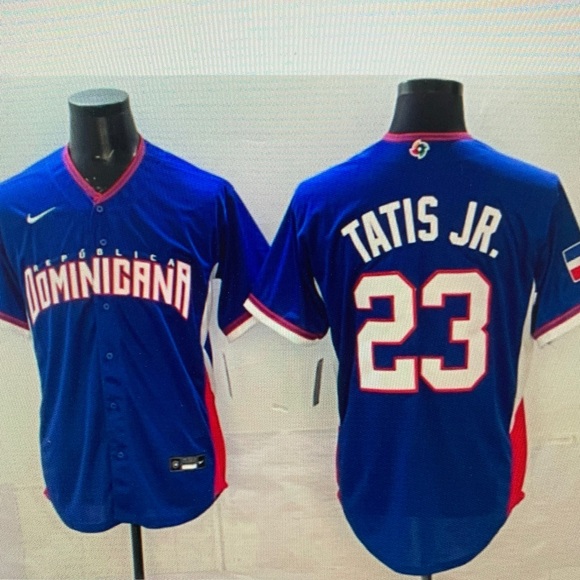 💓Fernando Tatis Jr Stitched Jersey Royal Navy